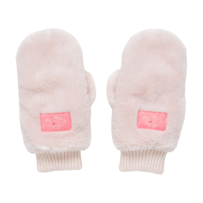 Japan Sanrio - My Melody Faux Fur Mittens for Adults