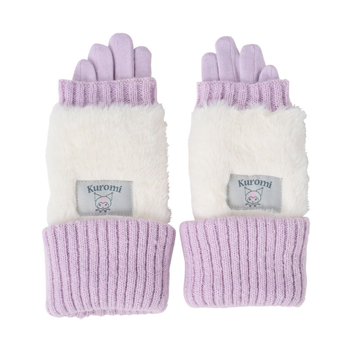 Japan Sanrio - Kuromi 3 Ways Gloves for Adults