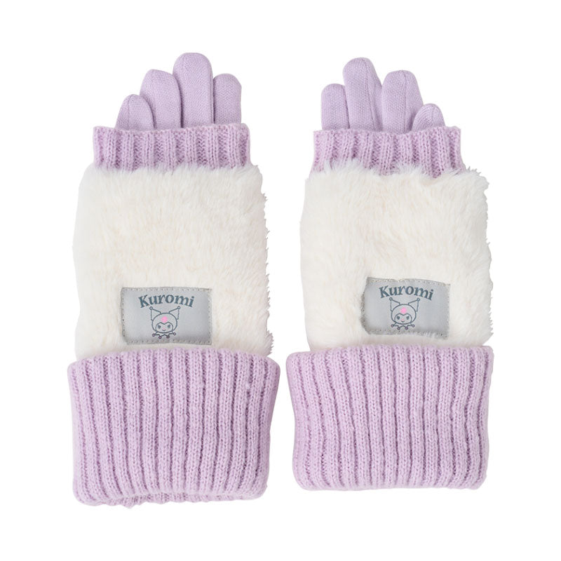 Japan Sanrio - Kuromi 3 Ways Gloves for Adults