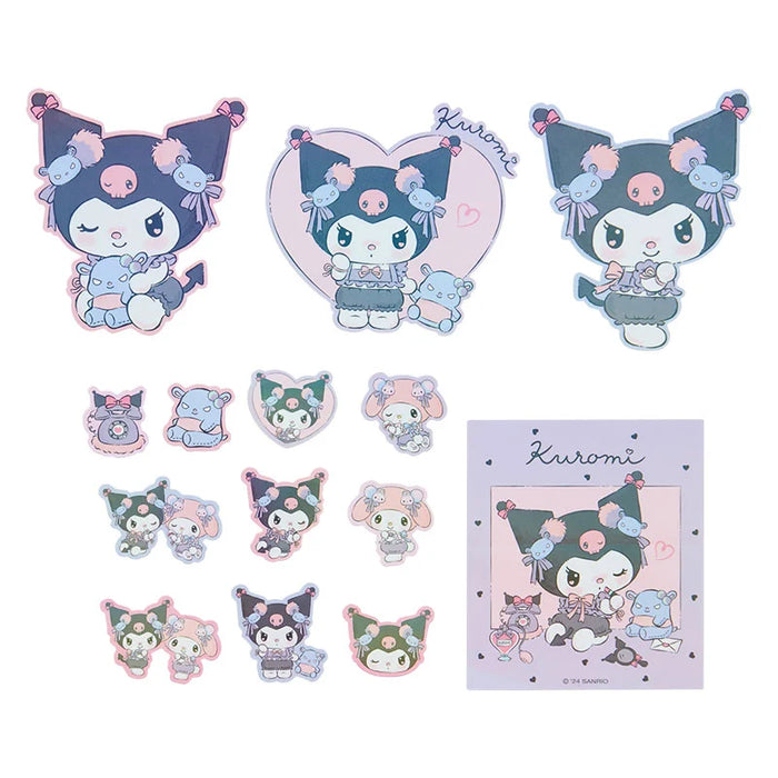 Japan Sanrio - Kuromi Stickers Set (Romikyun Room)