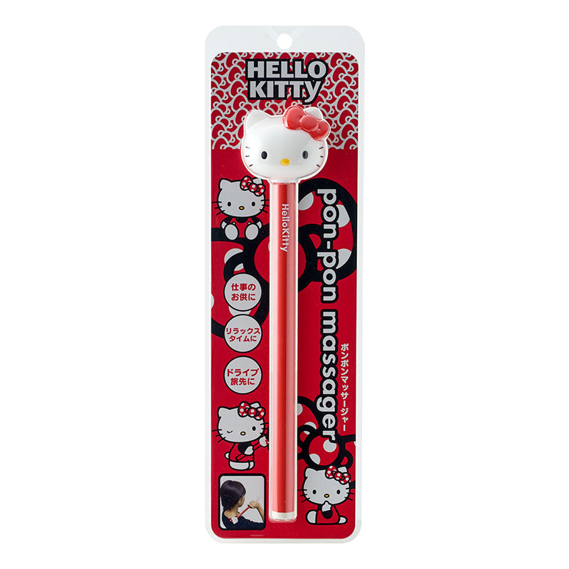 Japan Sanrio - Hello Kitty Pompom Massager (Color: Red)
