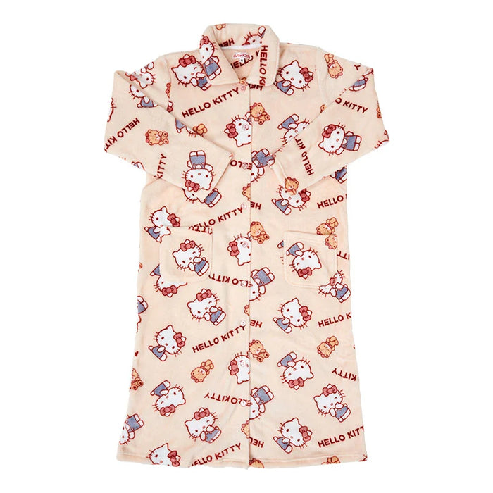 Japan Sanrio - Hello Kitty Room Dress For Adults (Color: Off White)