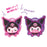 Japan Sanrio - Kuromi Changing Acrylic Sticker (Face)