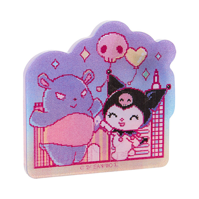 Japan Sanrio - Kuromi Changing Acrylic Sticker (Town)