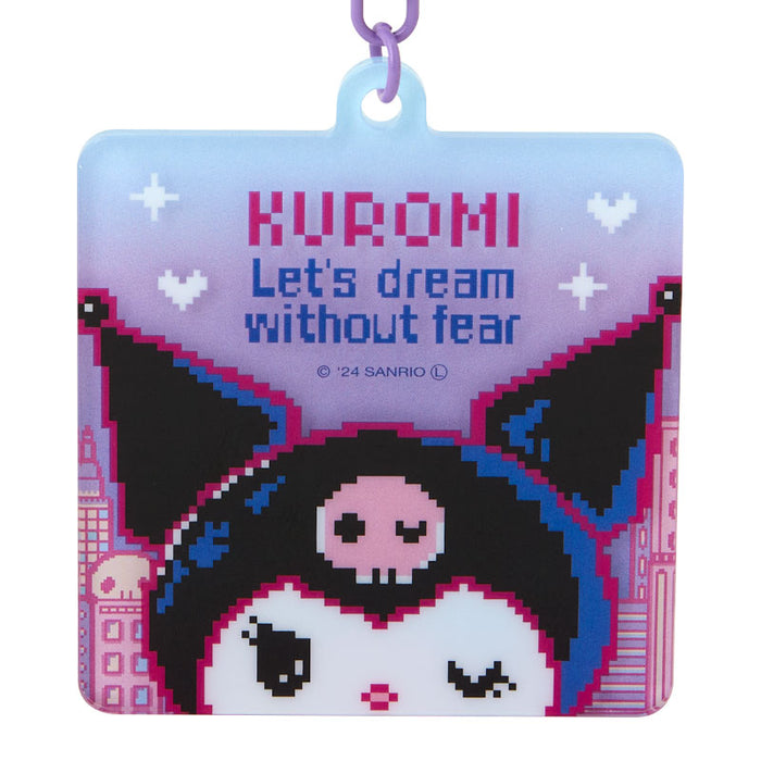 Japan Sanrio - Kuromi Layer Acrylic Keychain (Face)