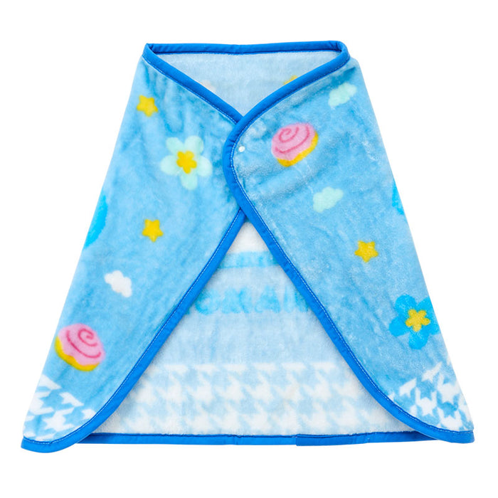 Japan Sanrio - Cinnamoroll "Classical Houndstooth and Flowers" Blanket