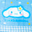 Japan Sanrio - Cinnamoroll "Classical Houndstooth and Flowers" Blanket
