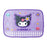 Japan Sanrio - Kuromi "Classical Houndstooth and Flowers" Blanket