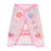 Japan Sanrio - My Melody "Classical Houndstooth and Flowers" Blanket