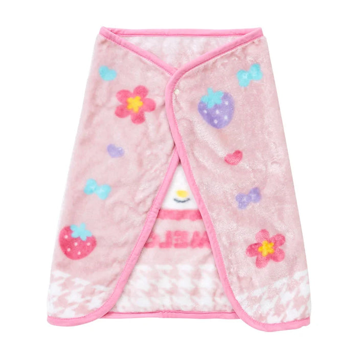 Japan Sanrio - My Melody "Classical Houndstooth and Flowers" Blanket