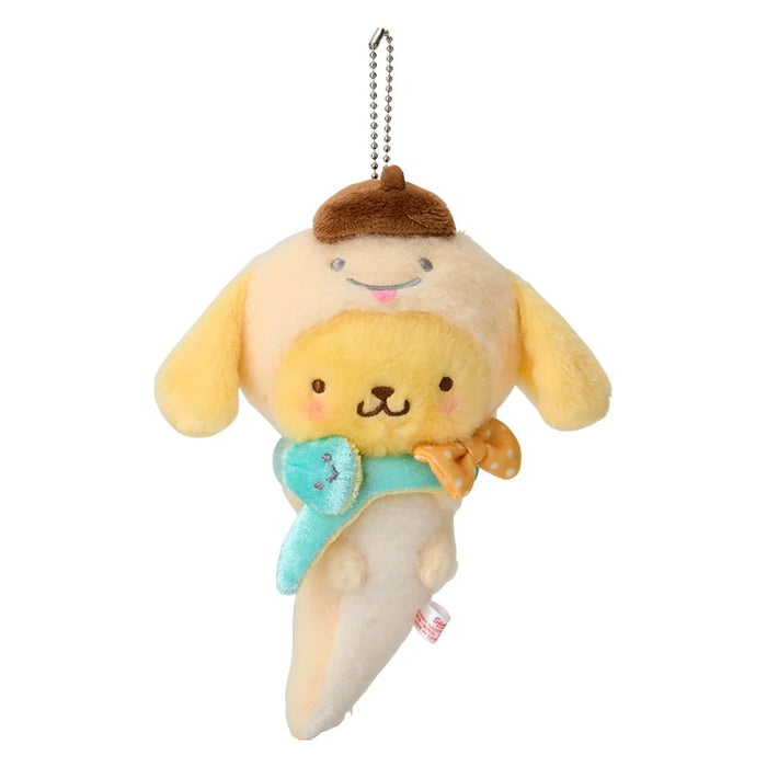 Japan Sanrio - Pompompurin Plush Keychain (Zodiac Lucky Charm)