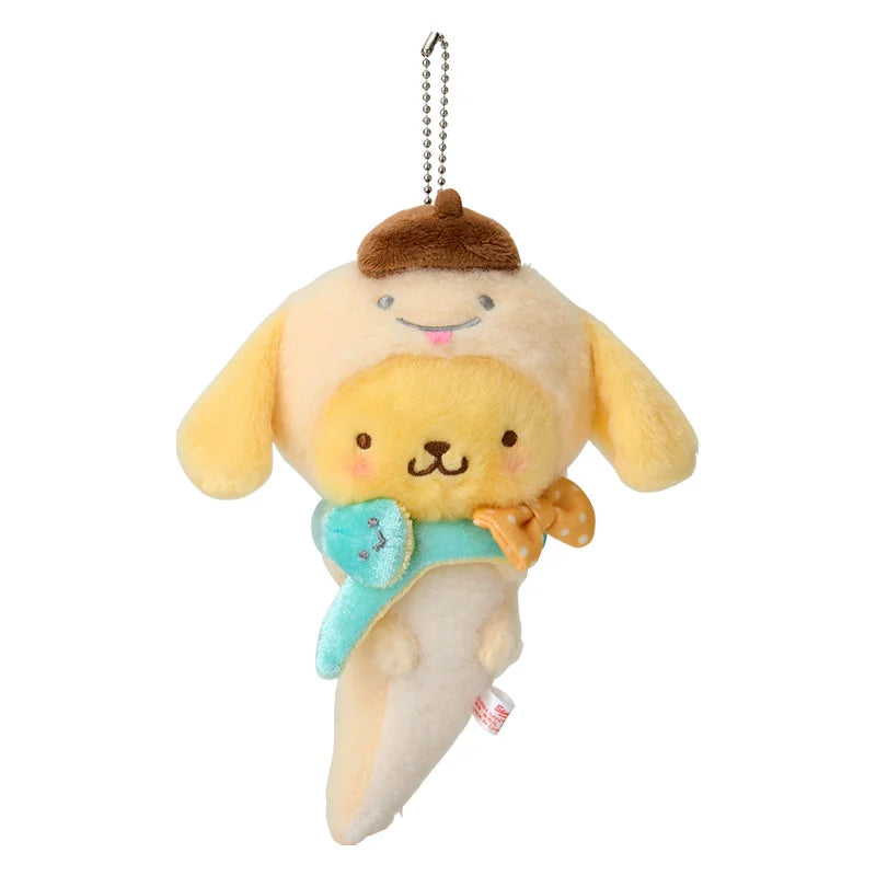 Japan Sanrio - Pompompurin Plush Keychain (Zodiac Lucky Charm)