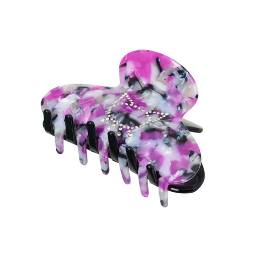 Japan Sanrio - Kuromi Hair Clip (Purple Marble)