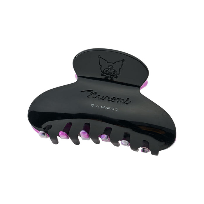 Japan Sanrio - Kuromi Hair Clip (Purple Marble)