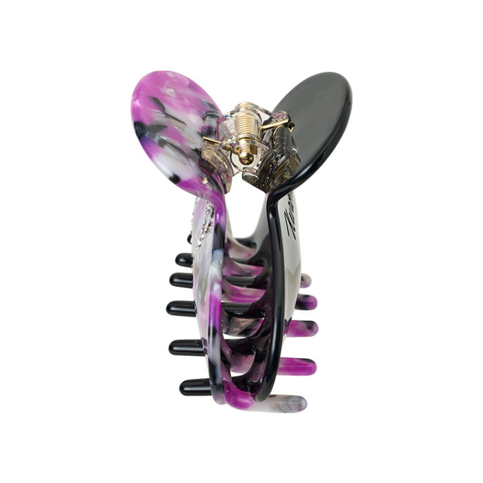 Japan Sanrio - Kuromi Hair Clip (Purple Marble)