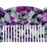 Japan Sanrio - Kuromi Hair Comb (Purple Marble)