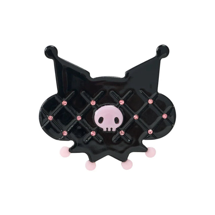 Japan Sanrio - Kuromi Hairpin (BLACK&CHECK)