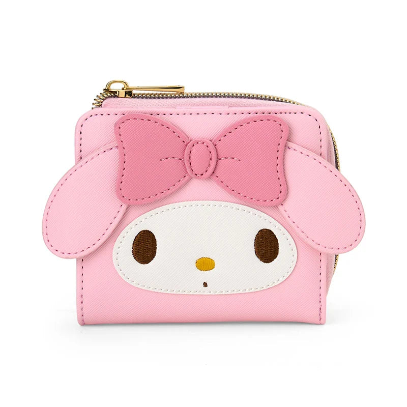 Japan Sanrio - My Melody Face-shaped bi-fold Wallet