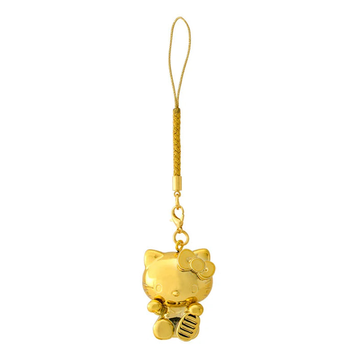 Japan Sanrio - Hello Kitty Shiny Gold Netsuke