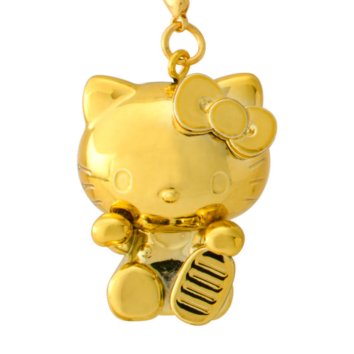 Japan Sanrio - Hello Kitty Shiny Gold Netsuke
