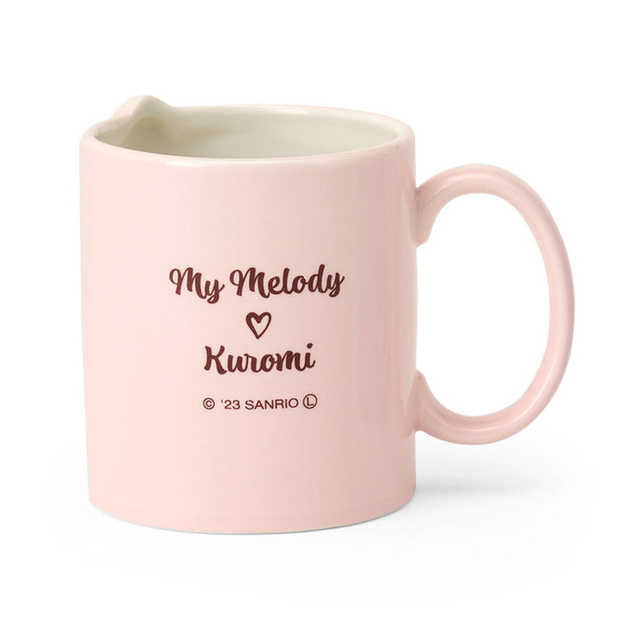 Japan Sanrio - My Melody & Kuromi Kiss Pair Mug