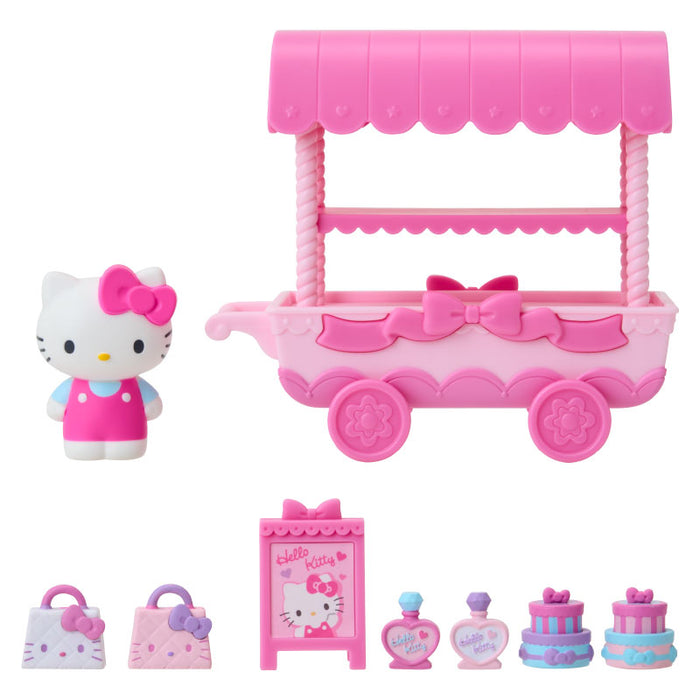 Japan Sanrio - Hello Kitty Dolls and Wagons