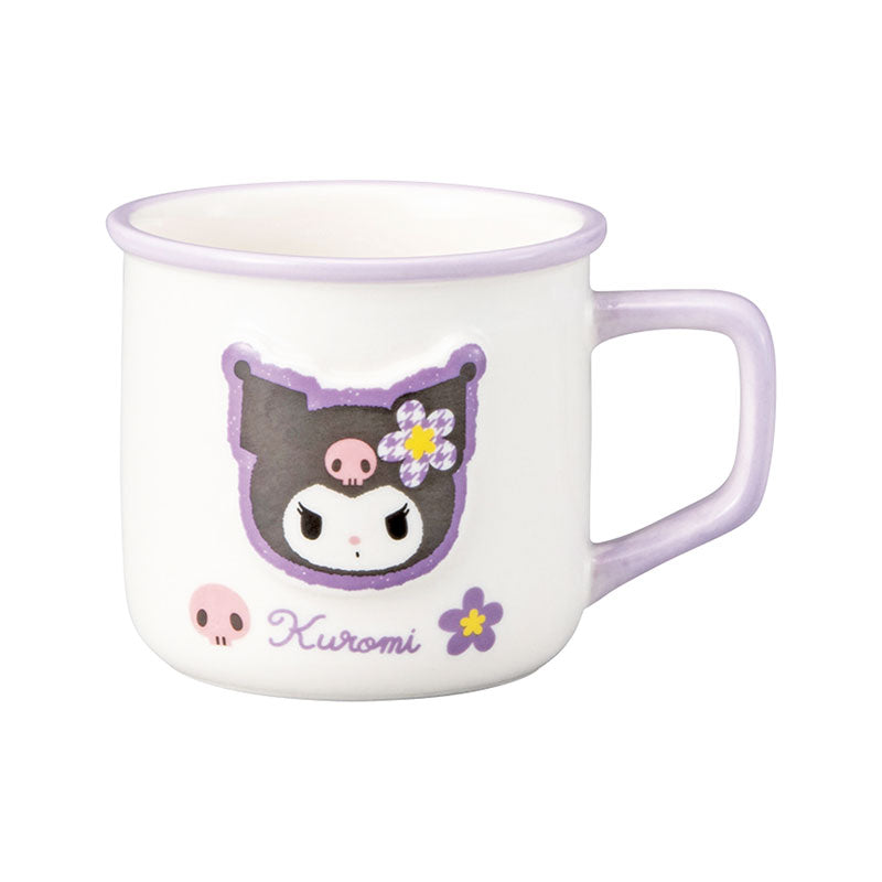 Japan Sanrio - Kuromi Enamel-style Mug