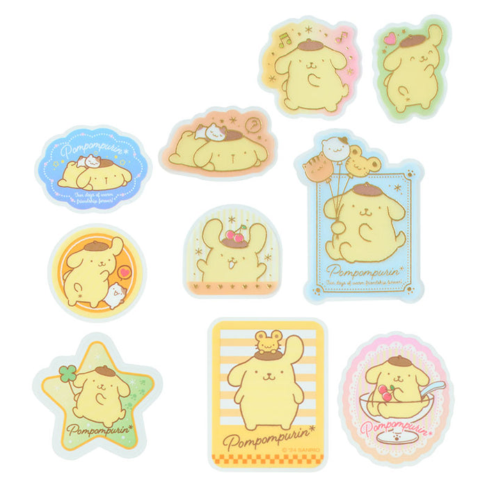 Japan Sanrio - Pompompurin Sticker Set