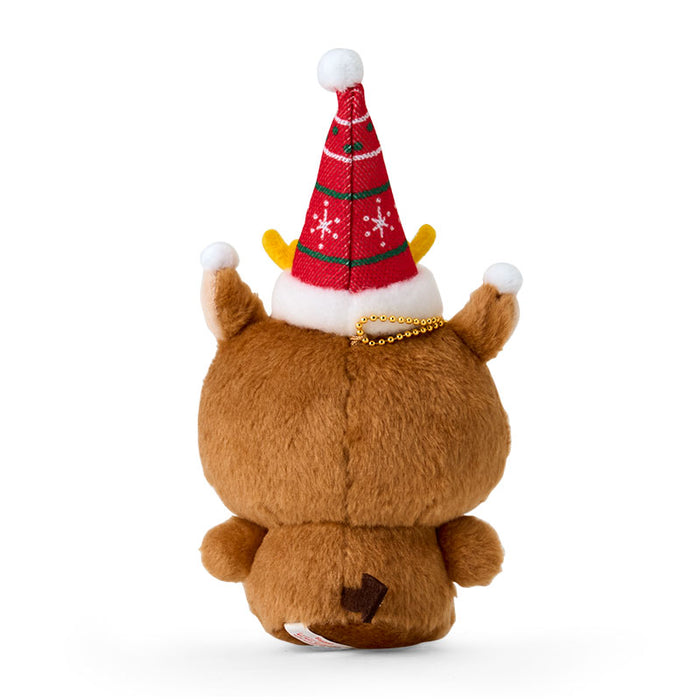 Japan Sanrio - Kuromi Plush Keychain (Christmas)