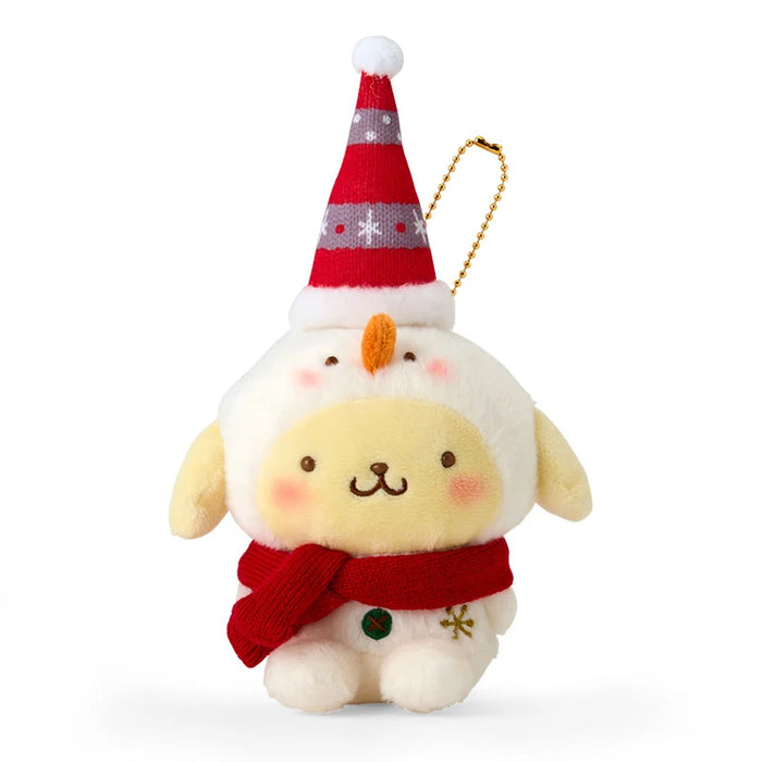 Japan Sanrio - Pompompurin Plush Keychain (Christmas)