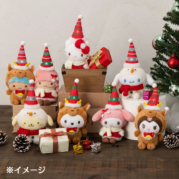 Japan Sanrio - Pompompurin Plush Keychain (Christmas)