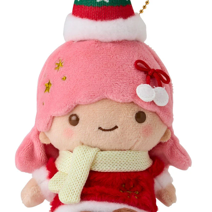 Japan Sanrio - Little Twin Stars (Lala) Plush Keychain (Christmas)