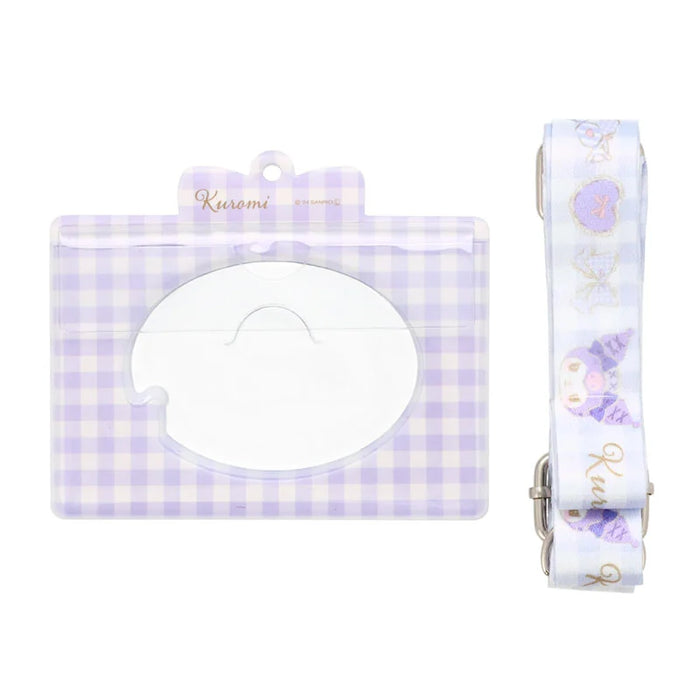 Japan Sanrio -Kuromi Strap Card Case (Lolita)