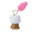 Japan Sanrio - Hello Kitty Plush Keychain with Tail (leopard)