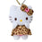 Japan Sanrio - Hello Kitty Plush Keychain with Tail (leopard)