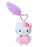 Japan Sanrio - Hello Kitty Plush Keychain with Tail (leopard) pink