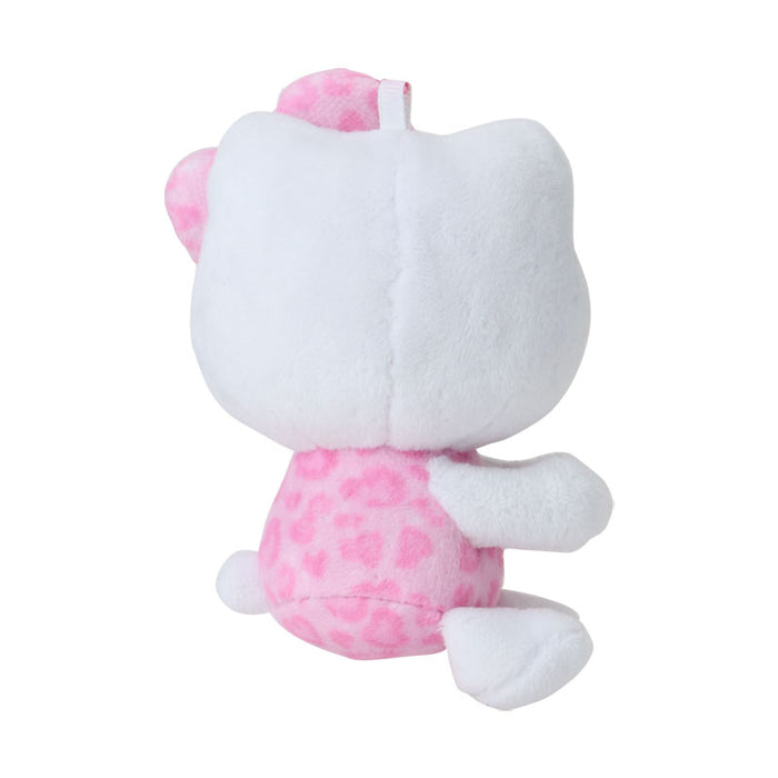 Japan Sanrio - Hello Kitty Hug Plush Keychain (Leopard) Pink
