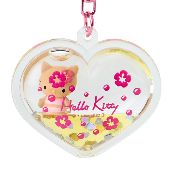 Japan Sanrio - Hello Kitty Gal Dome Keychain (Suntan)