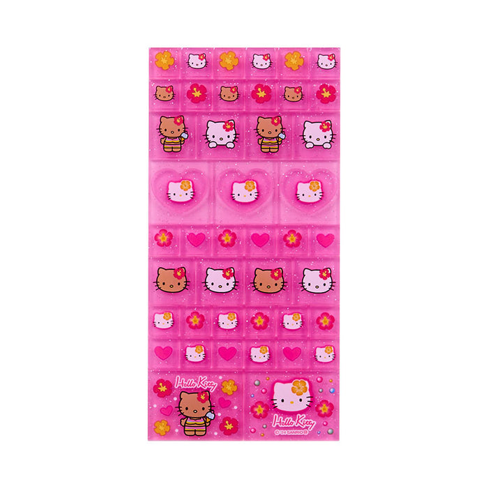 Japan Sanrio - Hello Kitty 90s Tile Sticker (Hibiscus)