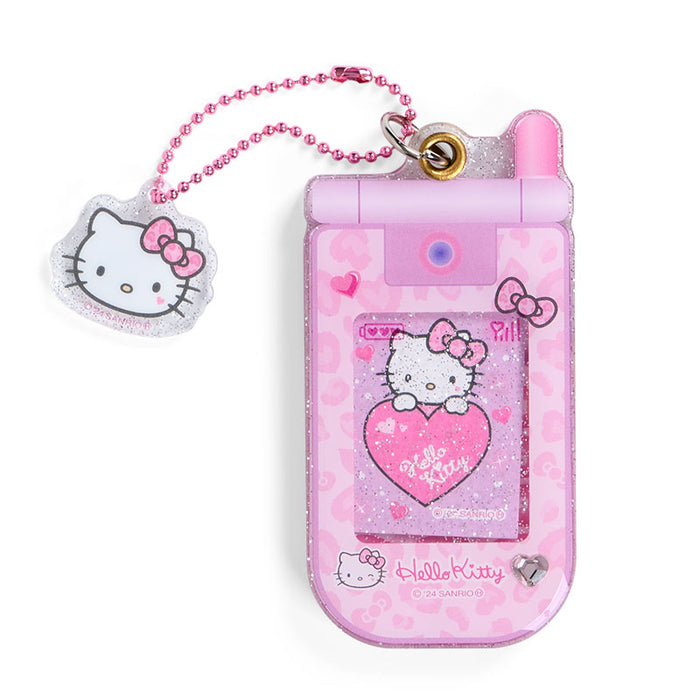 Japan Sanrio - Hello Kitty Slide Glass Holder (Leopard) Pink