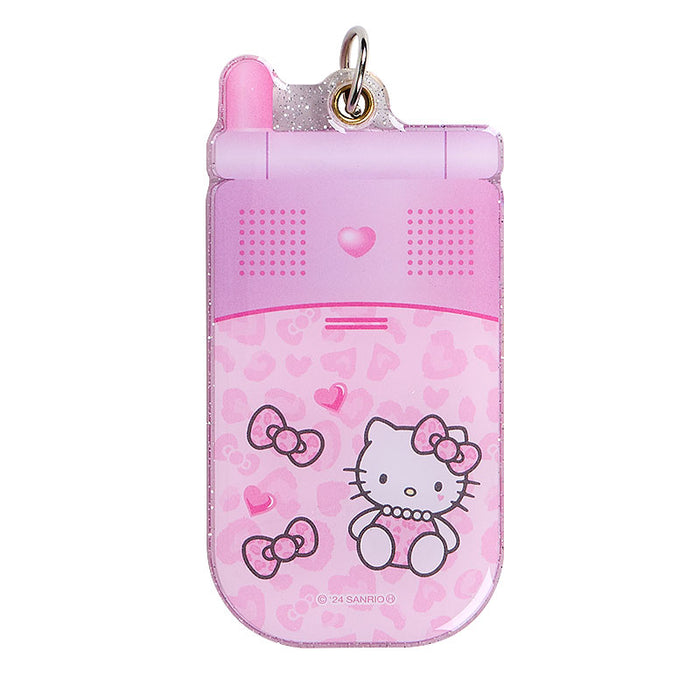 Japan Sanrio - Hello Kitty Slide Glass Holder (Leopard) Pink