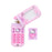Japan Sanrio - Hello Kitty Slide Glass Holder (Leopard) Pink
