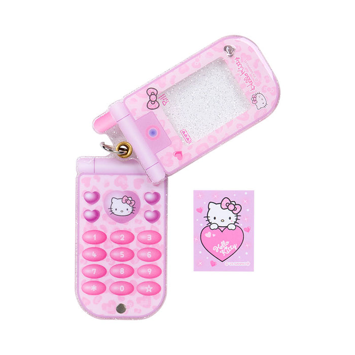 Japan Sanrio - Hello Kitty Slide Glass Holder (Leopard) Pink