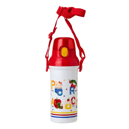 Japan Sanrio - Hello Kitty Very Hungry Caterpillar One-push Direct Plastic Bottle