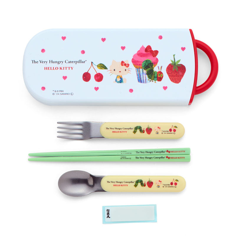 Japan Sanrio - Hello Kitty Very Hungry Caterpillar Lunch Trio Set