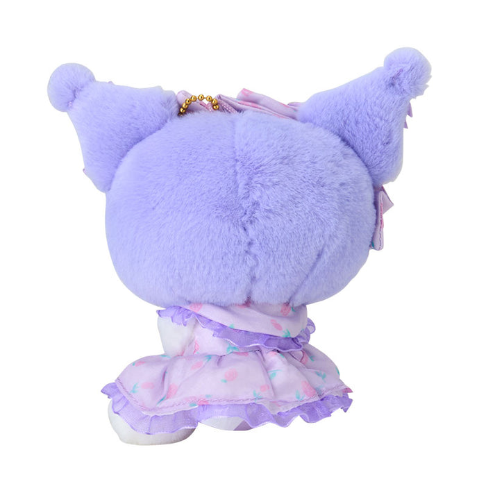 Japan Sanrio - Kuromi Plush Keychain (Dolly Rose)