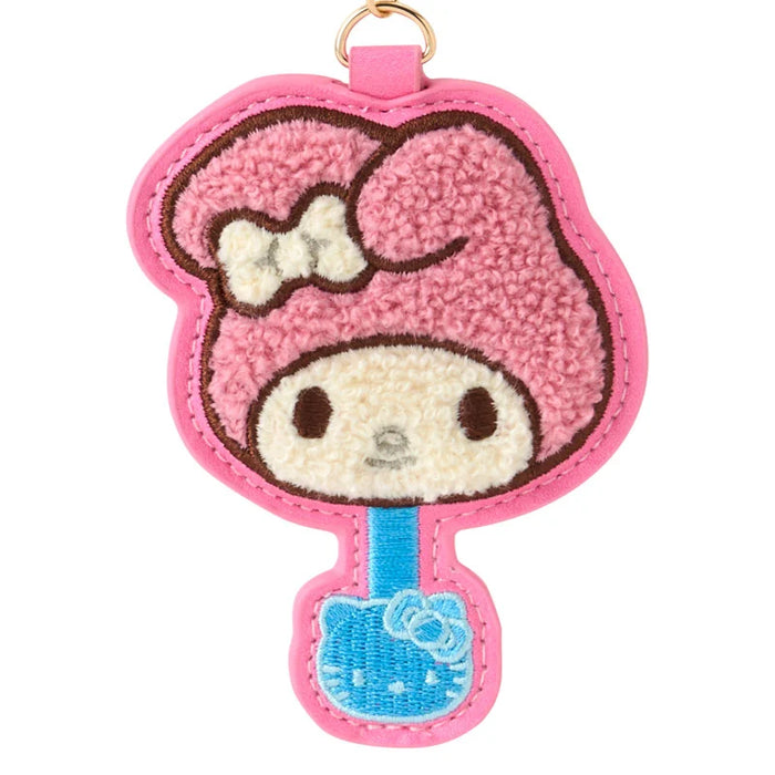 Japan Sanrio - My Melody Sanrio Characters Chocolate Sagara Embroidery Keychain