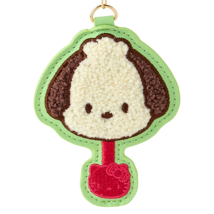 Japan Sanrio - Pochacco Sanrio Characters Chocolate Sagara Embroidery Keychain