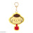 Japan Sanrio - Pompompurin Sanrio Characters Chocolate Sagara Embroidery Keychain