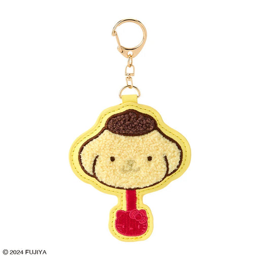 Japan Sanrio - Pompompurin Sanrio Characters Chocolate Sagara Embroidery Keychain